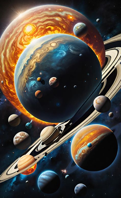Ilustrasi transit planet dan zodiak
