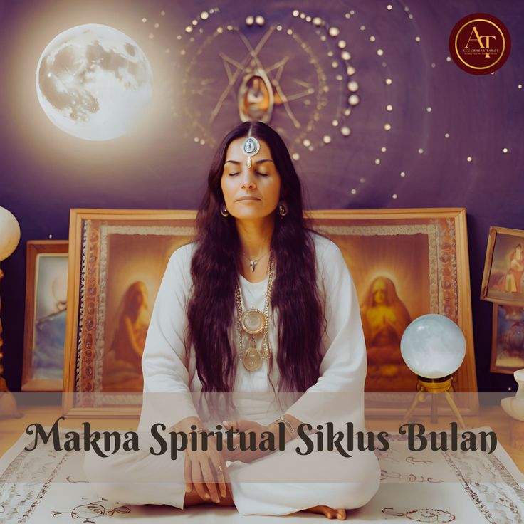 Gambar peta kelahiran astrologi siklus bulan
